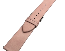 Ремешок Samsung/Huawei/Amazfit GTR 22mm leather band кожаный розовый #1