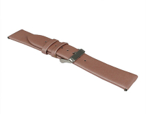 Ремешок Samsung/Huawei/Amazfit GTR 22mm leather band кожаный светло-розовый #2