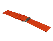 Ремешок Samsung/Huawei/Amazfit GTR 22mm leather band кожаный оранжевый #6