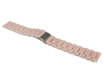 Ремешок Samsung/Huawei/Amazfit Bip/Amazfit GTS 20mm 3-bead пластик розовый