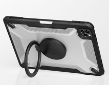 Чехол накладка WiWu Mecha Rotative Stand iPad 10.9/11, черный, с вращением на 360 градусов 