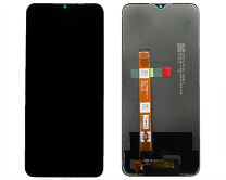 Дисплей Realme C25/C25s/Oppo A16/A16s/A56 (4G) + тачскрин черный (Premium)