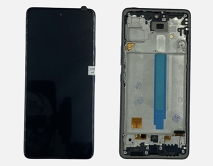 Дисплей Samsung A536B Galaxy A53 + тачскрин + рамка черный (Копия OLED) 