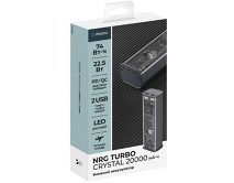 Внешний аккумулятор Power Bank 20000 mAh Deppa NRG Turbo TR 22,5W, черный, 33645