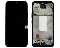 Дисплей Samsung A546E Galaxy A54 + тачскрин + рамка черный (Копия OLED)
