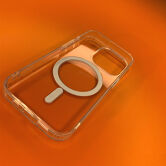 Чехол iPhone 15 Pro TPU Hoco Magnetic series (прозрачный)