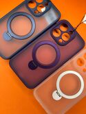 Чехол iPhone 14 Pro NY Stand MagSafe (фиолетовый)